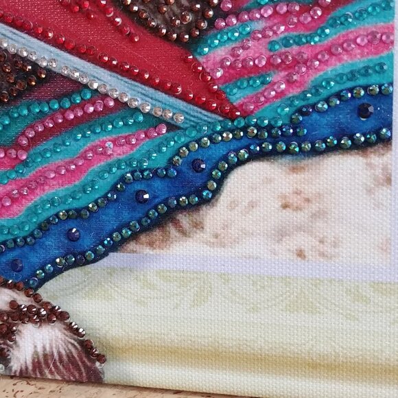 Bejeweled Cats on a Beach Art - Picture 6 of 15